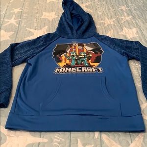 EUC Minecraft Hoodie Size L (10/12) Youth
